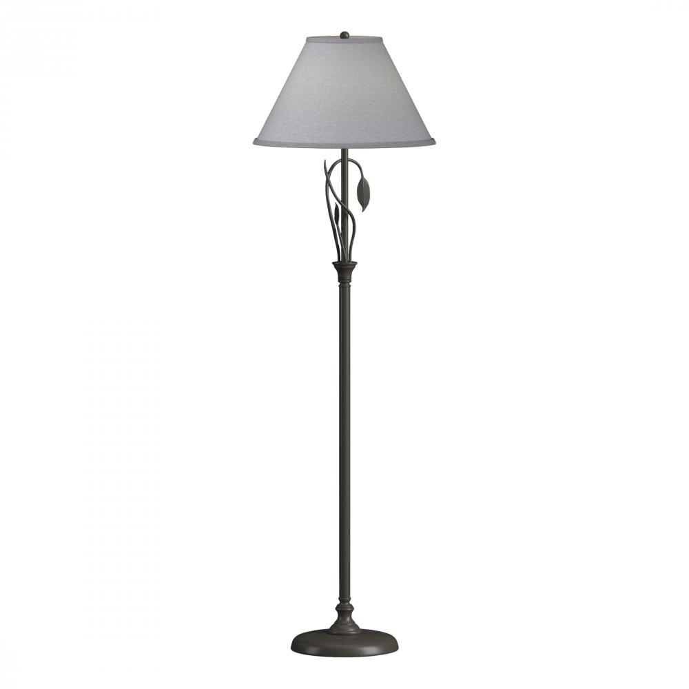 Hubbardton Forge Forged Leaves and Vase Floor Lamp