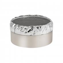  H0897-10975 - Cogar Box - Round Polished Nickel